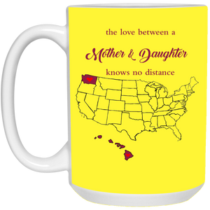 Washington Hawaii The Love Mother And Daughter Mug - Mug Teezalo
