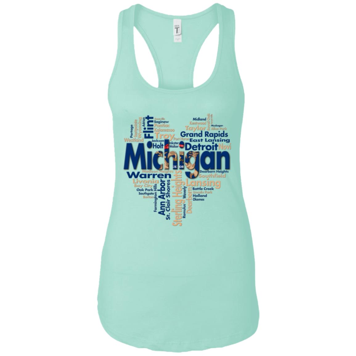 Michigan City Heart T-Shirt - T-shirt Teezalo