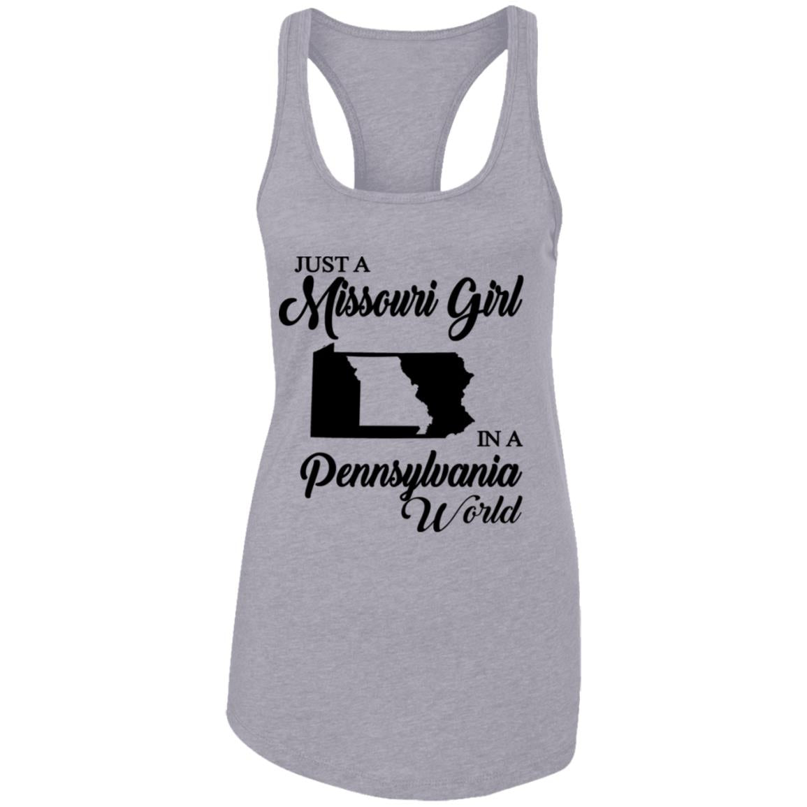 Just A Missouri Girl In A Pennsylvania World T-Shirt - T-shirt Teezalo