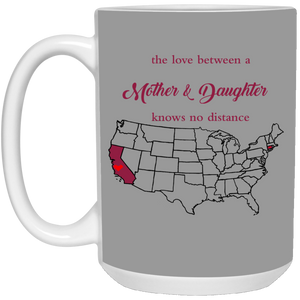 Connecticut California Love Mother Daughter Mug - Mug Teezalo