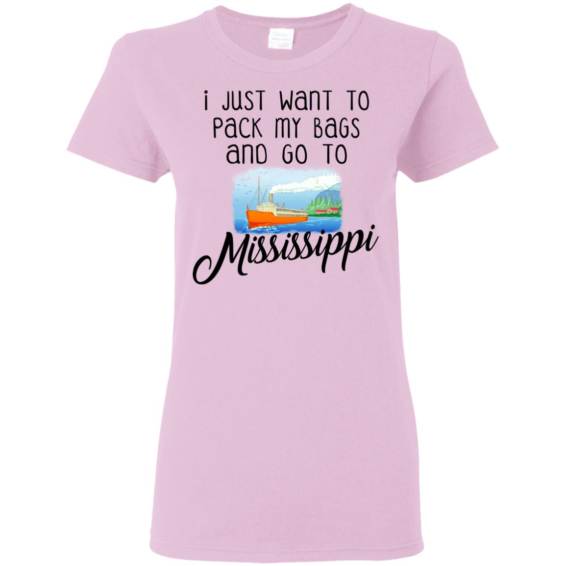 I Just Want To Pack My Bags And Go To Mississippi Hoodie - Hoodie Teezalo