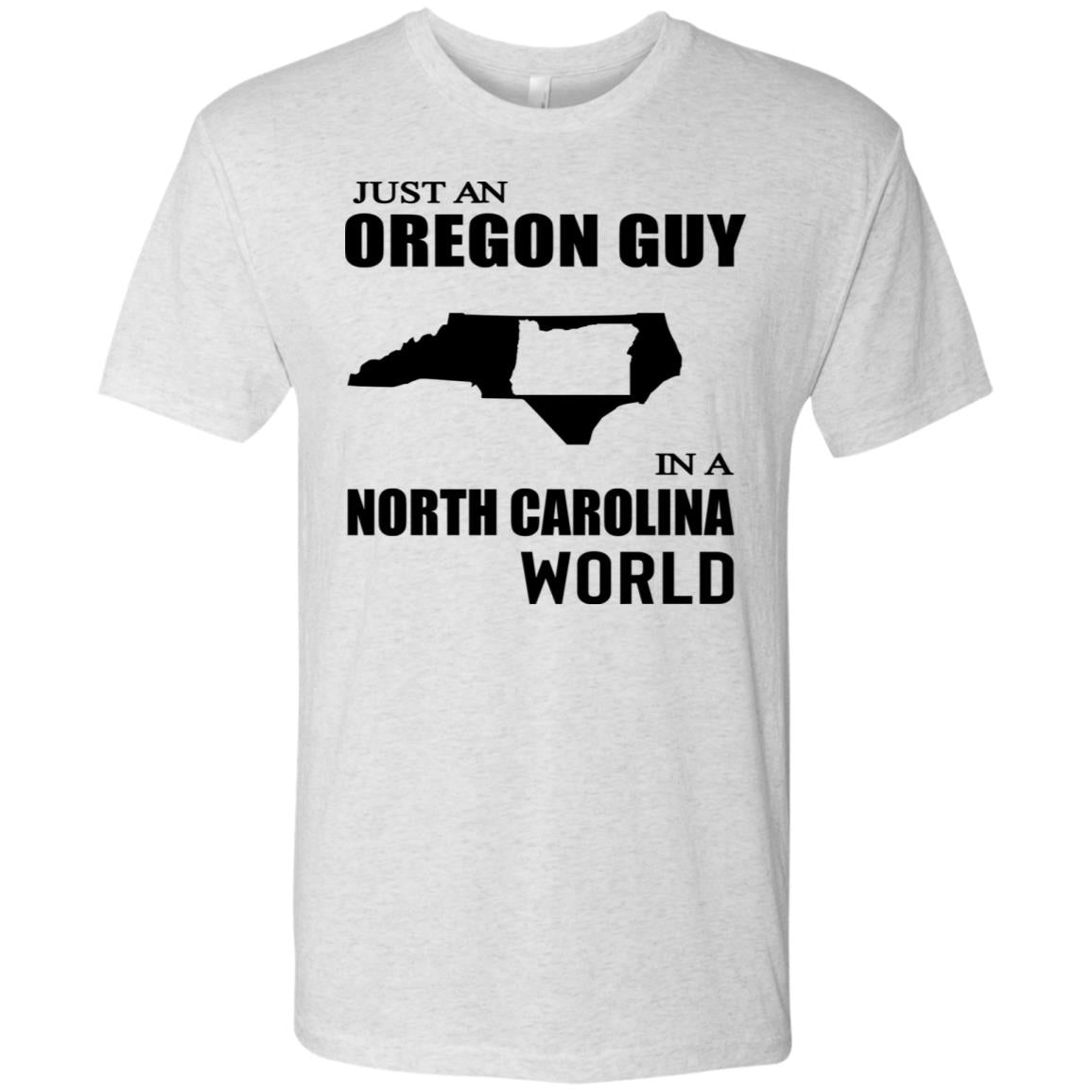 Just An Oregon Guy In North Carolina World Hoodie - Hoodie Teezalo