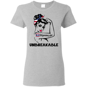 Wyoming Girl Unbreakable T-Shirt - T-shirt Teezalo