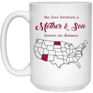 Arizona South Dakota The Love Between Mother And Son Mug - Mug Teezalo