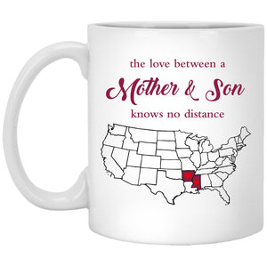 Mississippi Arkansas The Love Between Mother And Son Mug - Mug Teezalo