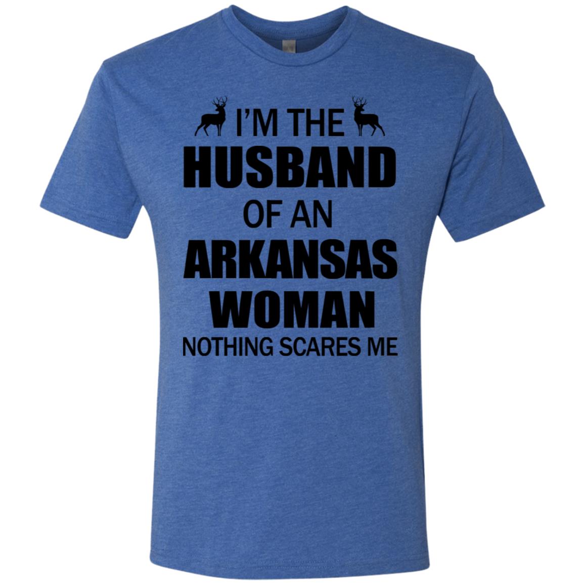 I'm The Husband Of An Arkansas Woman T Shirt - T-shirt Teezalo