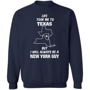 Life Took Me To Texas Always Be A New York Guy T-Shirt - T-shirt Teezalo