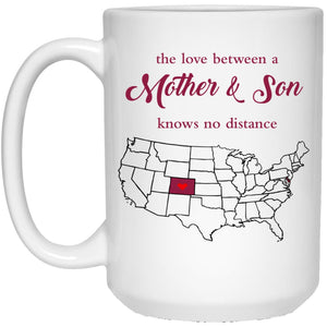 Colorado Delaware The Love Between Mother And Son Mug - Mug Teezalo