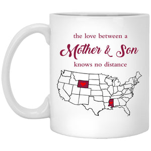 Wyoming Mississippi The Love Between Mother And Son Mug - Mug Teezalo