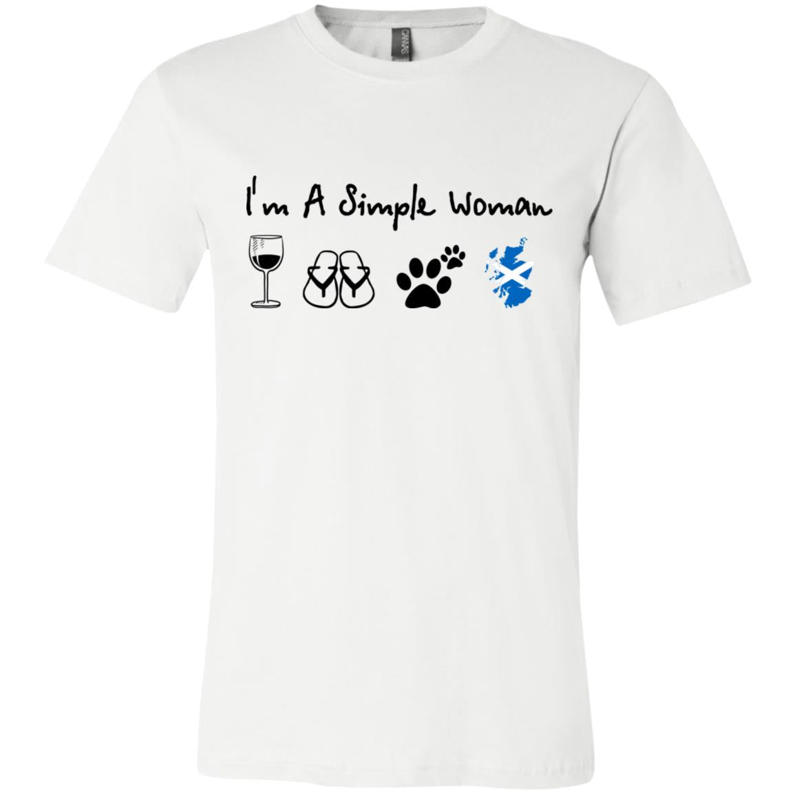 Scotland I'm Just A Simple Woman T-Shirt - Hoodie Teezalo