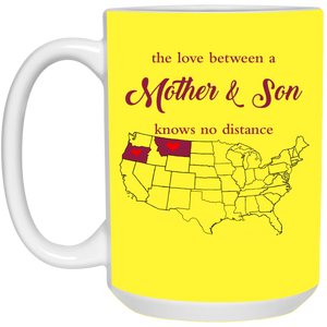 Montana Oregon The Love Mother And Son Mug - Mug Teezalo