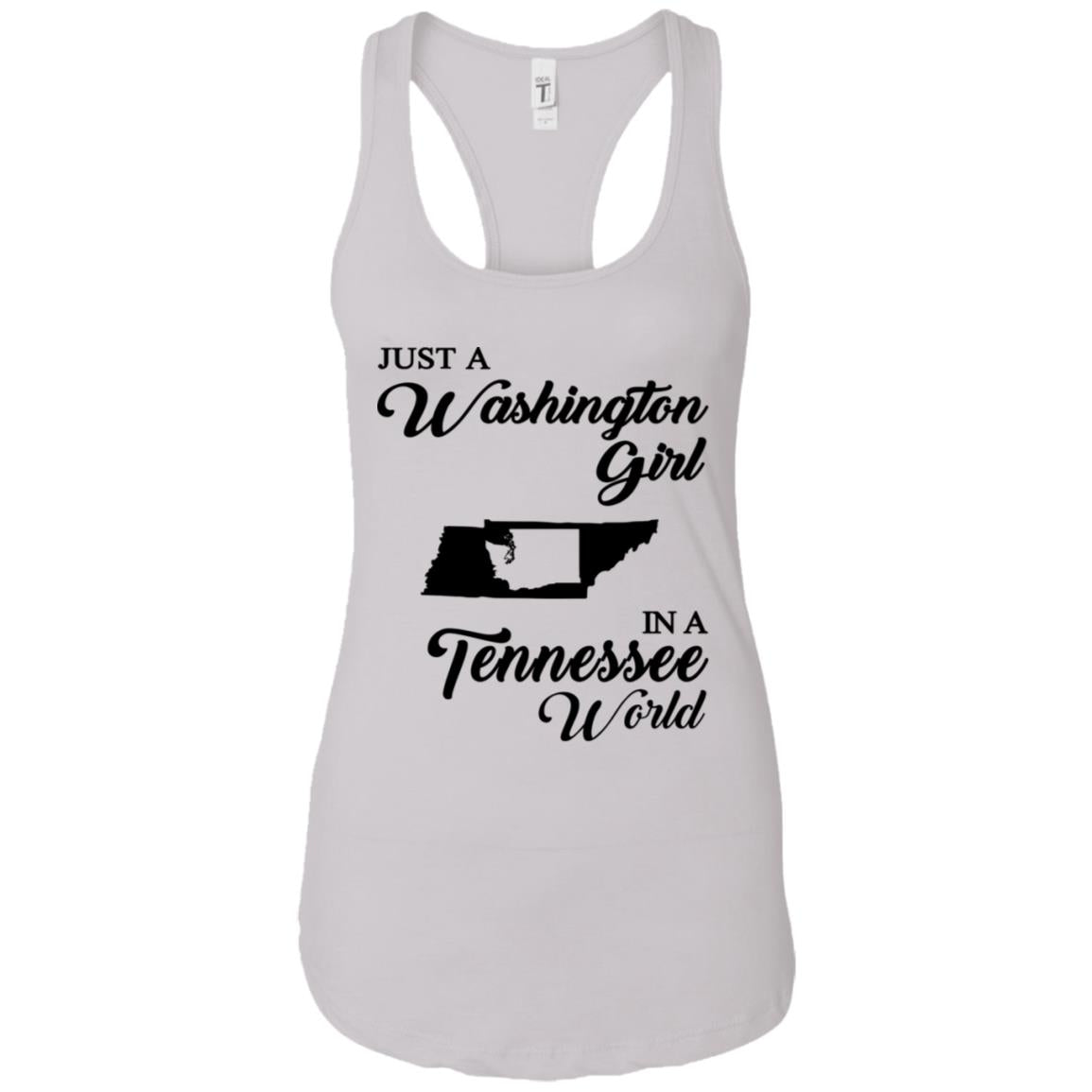 Just A Washington Girl In A Tennessee World T-Shirt - T-shirt Teezalo