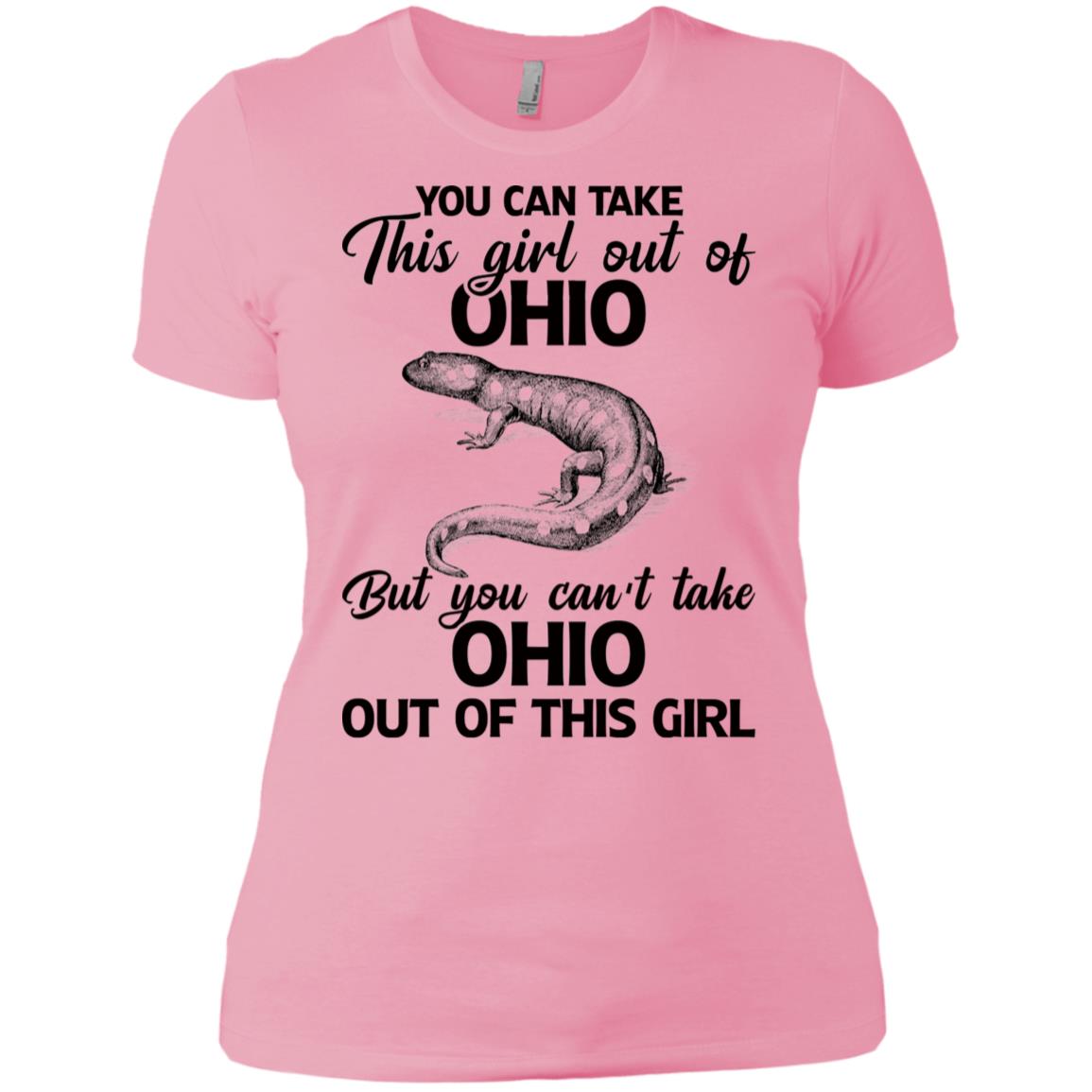 You Can't Take Ohio Out Of This Girl T-Shirt - T-shirt Teezalo