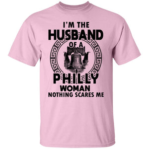 I'm The Husband Of A Philly Woman T-Shirt - T-shirt Teezalo