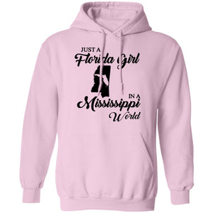 Just A Florida Girl In A Mississippi World T-shirt - T-shirt Teezalo