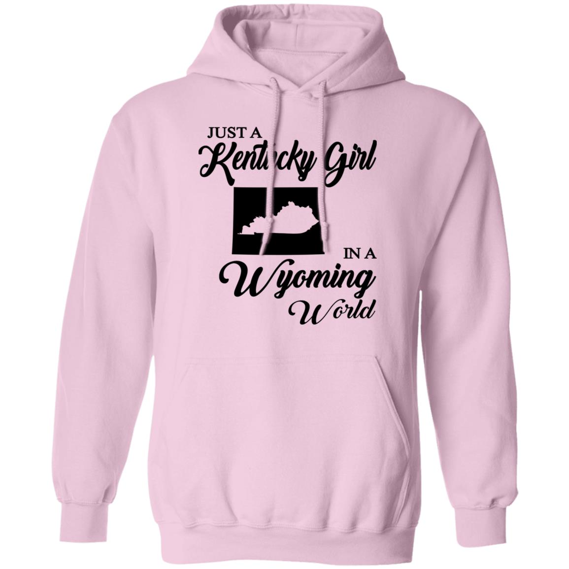 Just A Kentucky Girl In A Wyoming World T-Shirt - T-shirt Teezalo