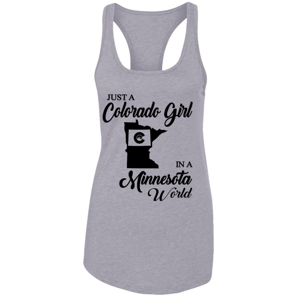 Just A Colorado Girl In A Minnesota World T-shirt - T-shirt Teezalo
