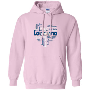 Louisiana City Heart T-Shirt - T-shirt Teezalo