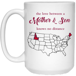 Maine Idaho The Love Between Mother And Son Mug - Mug Teezalo