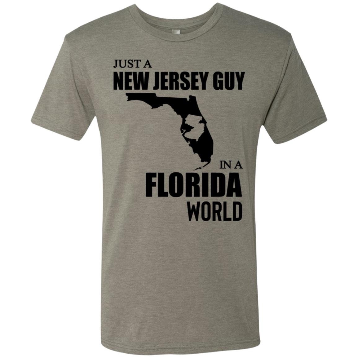 Just A New Jersey Guy In A Florida World T-Shirt - T-shirt Teezalo