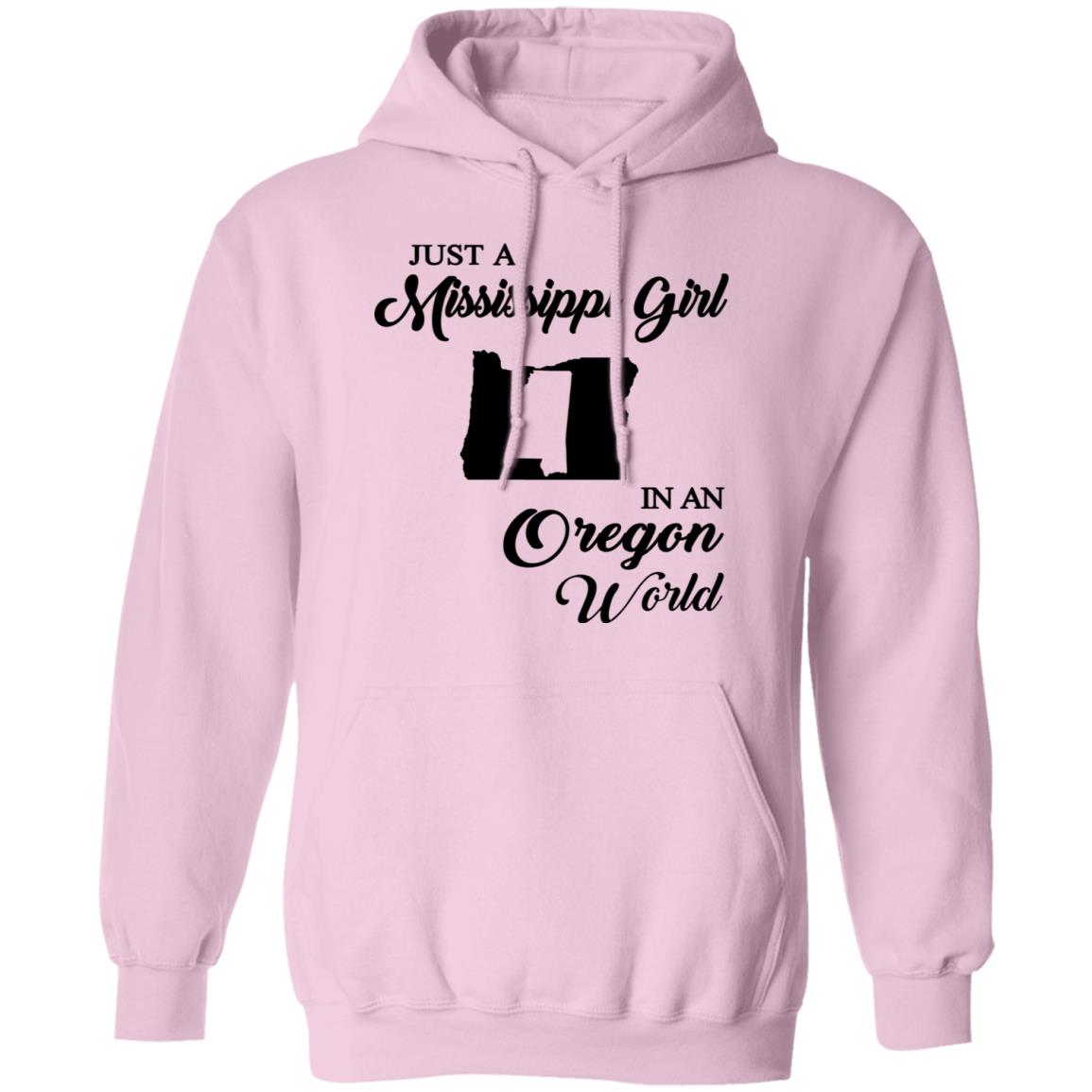Just A Mississippi Girl In An Oregon World T-Shirt - T-shirt Teezalo