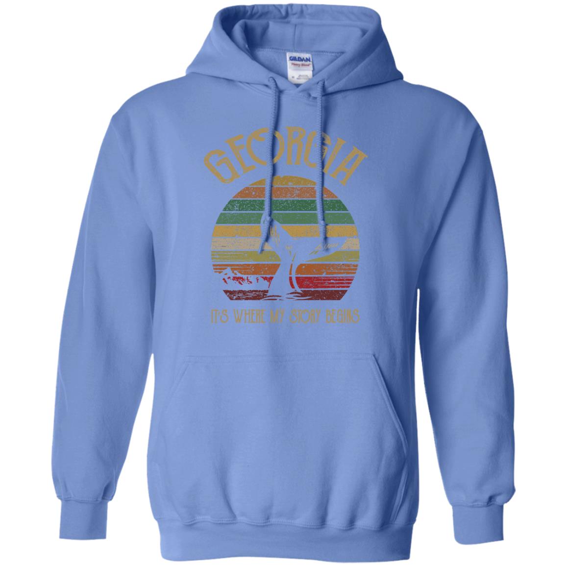 Georgia Where My Story Begins Hoodie - Hoodie Teezalo