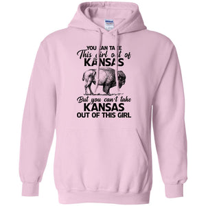 You Can't Take Kansas Out Of This Girl T Shirt - T-shirt Teezalo