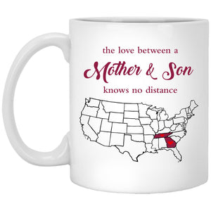 Tennessee Georgia The Love Between Mother And Son Mug - Mug Teezalo
