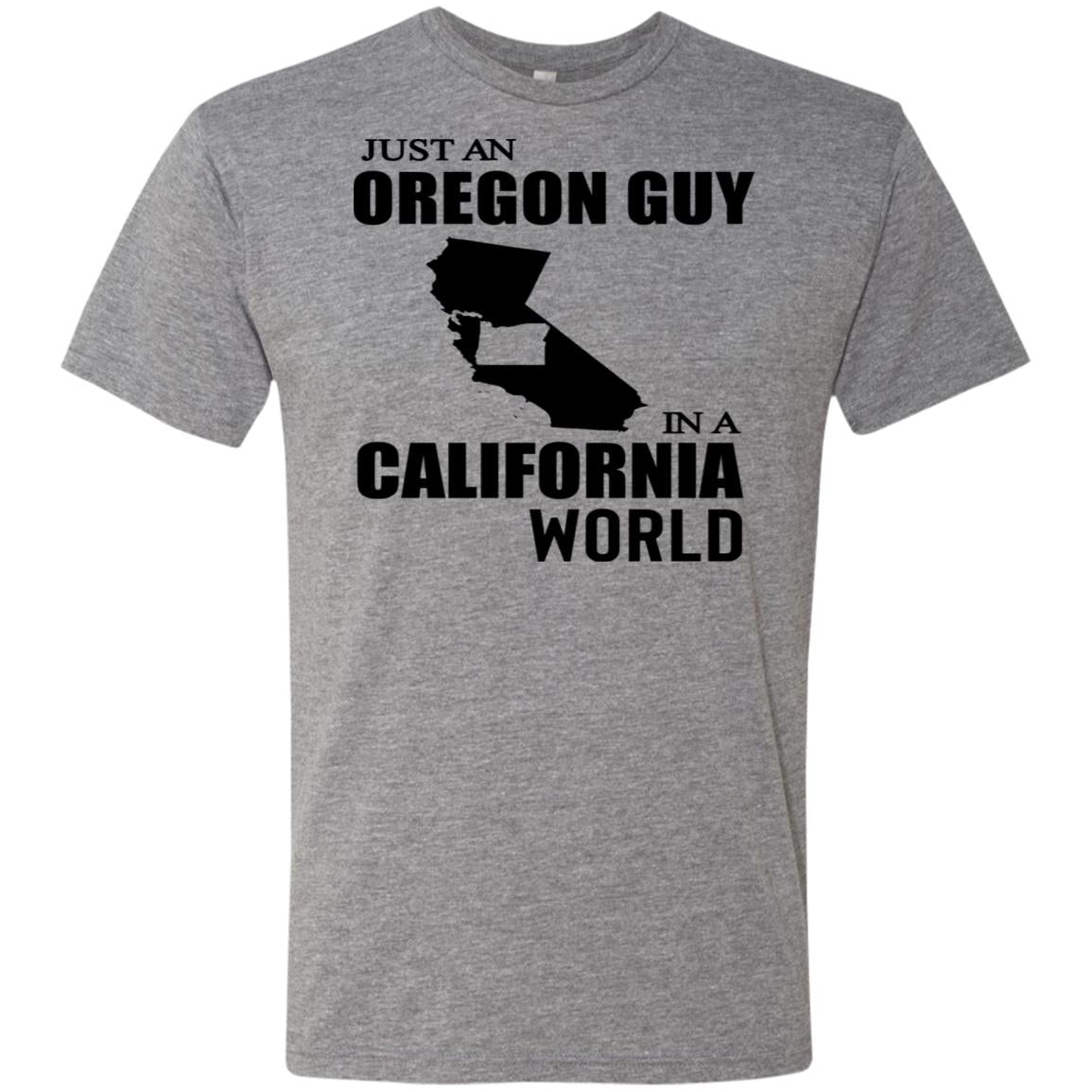 Just An Oregon Guy In California World Hoodie - Hoodie Teezalo