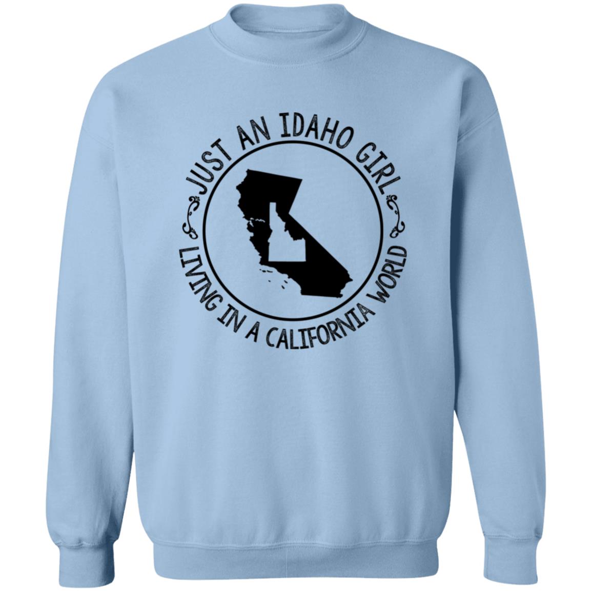 Idaho Girl Living In California World T - Shirt - T-shirt Teezalo