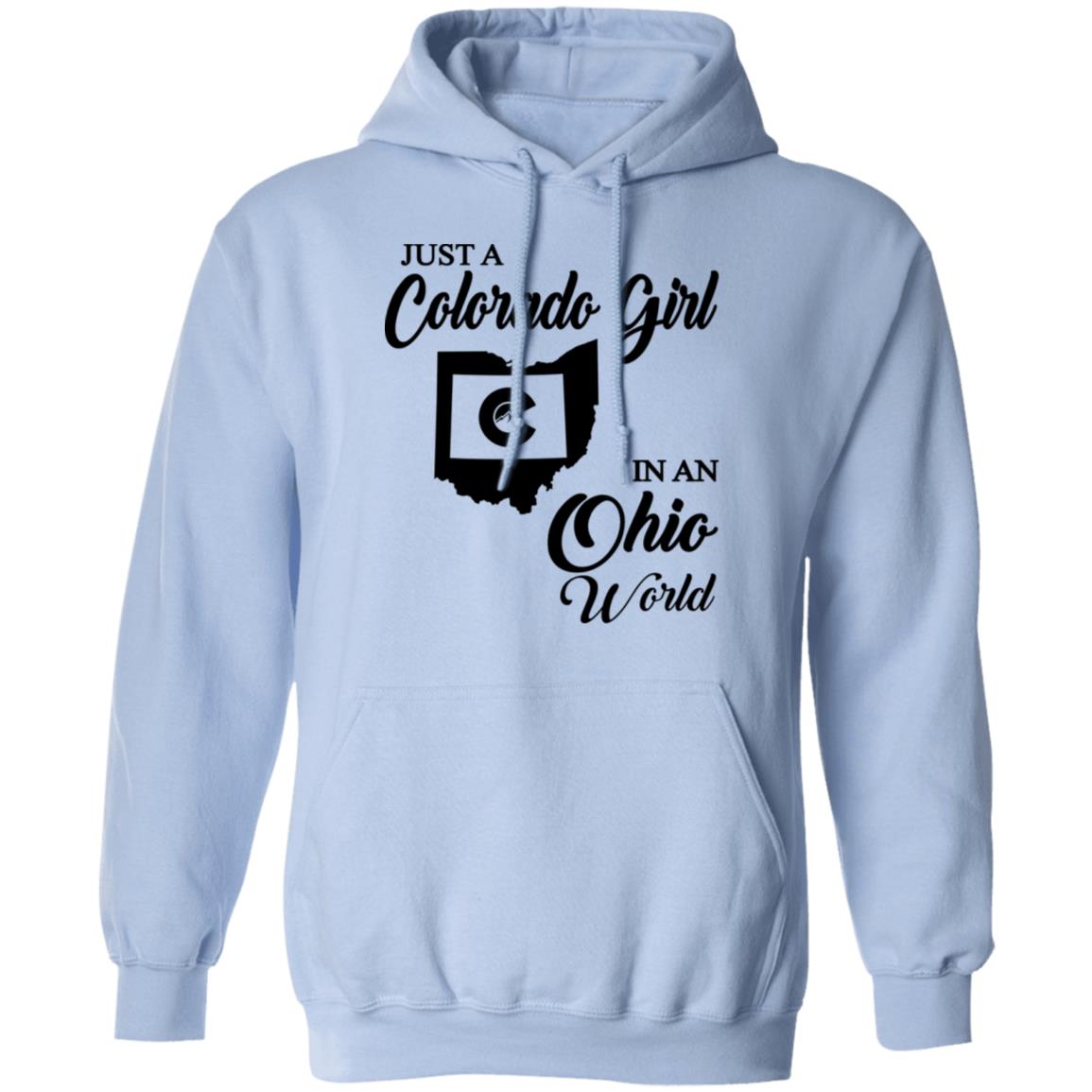 Just A Colorado Girl In An Ohio World T-shirt - T-shirt Teezalo