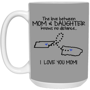 Puerto Rico Tennessee The Love Mom And Daughter Pillow - Mug Teezalo