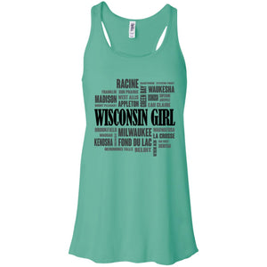 Wisconsin Girl And Cities Funny T-shirt - T-shirt Teezalo