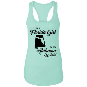 Just A Florida Girl In An Alabama World T-Shirt - T-Shirt Teezalo