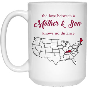 Maine Kentucky The Love Between Mother And Son Mug - Mug Teezalo