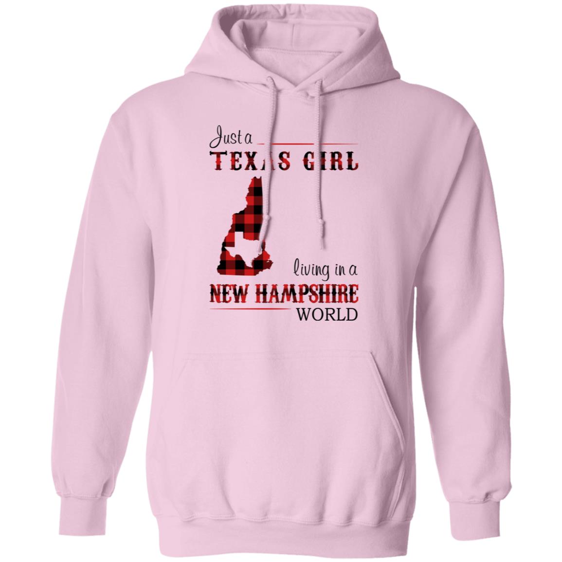 Just A Texas Girl Living In A New Hampshire World T- Shirt - T-shirt Teezalo