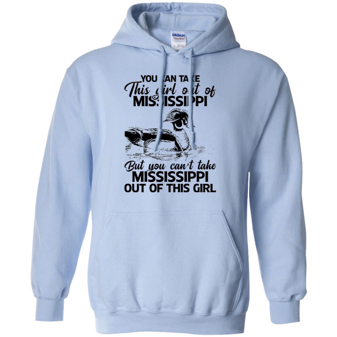 You Can't Take This Girl Out Of Mississippi T-Shirt - T-shirt Teezalo
