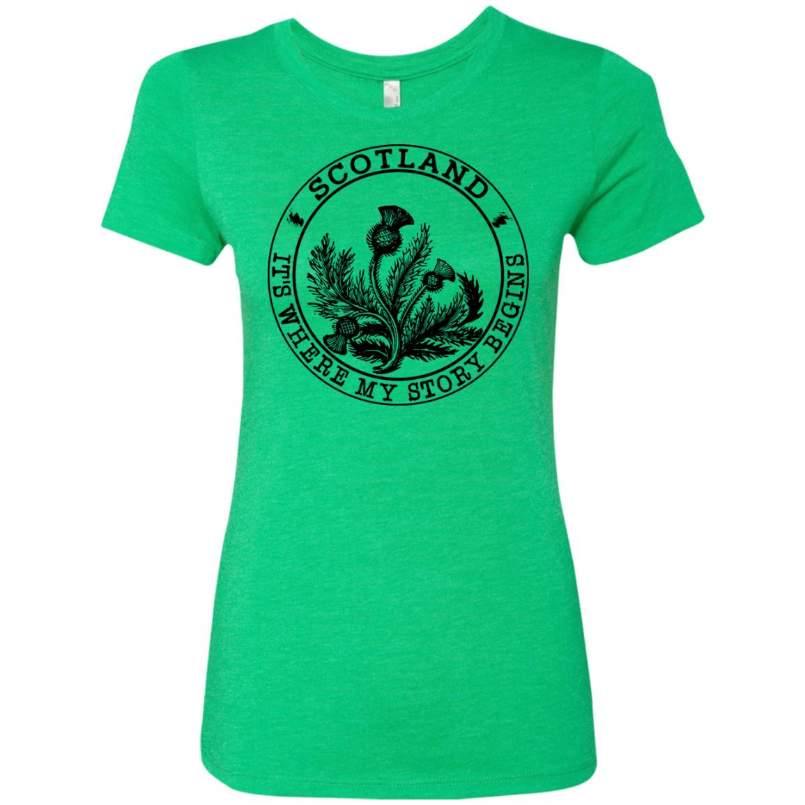 Scotland It's Where My Story Begins T-Shirt - T-shirt Teezalo