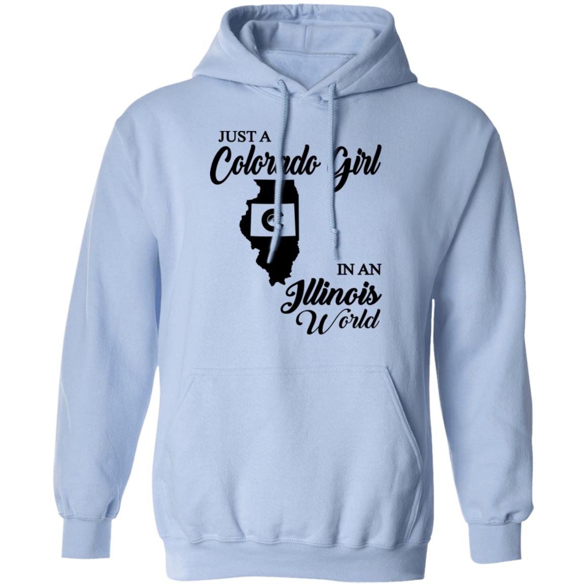 Just A Colorado Girl In An Illinois  World T-shirt - T-shirt Teezalo