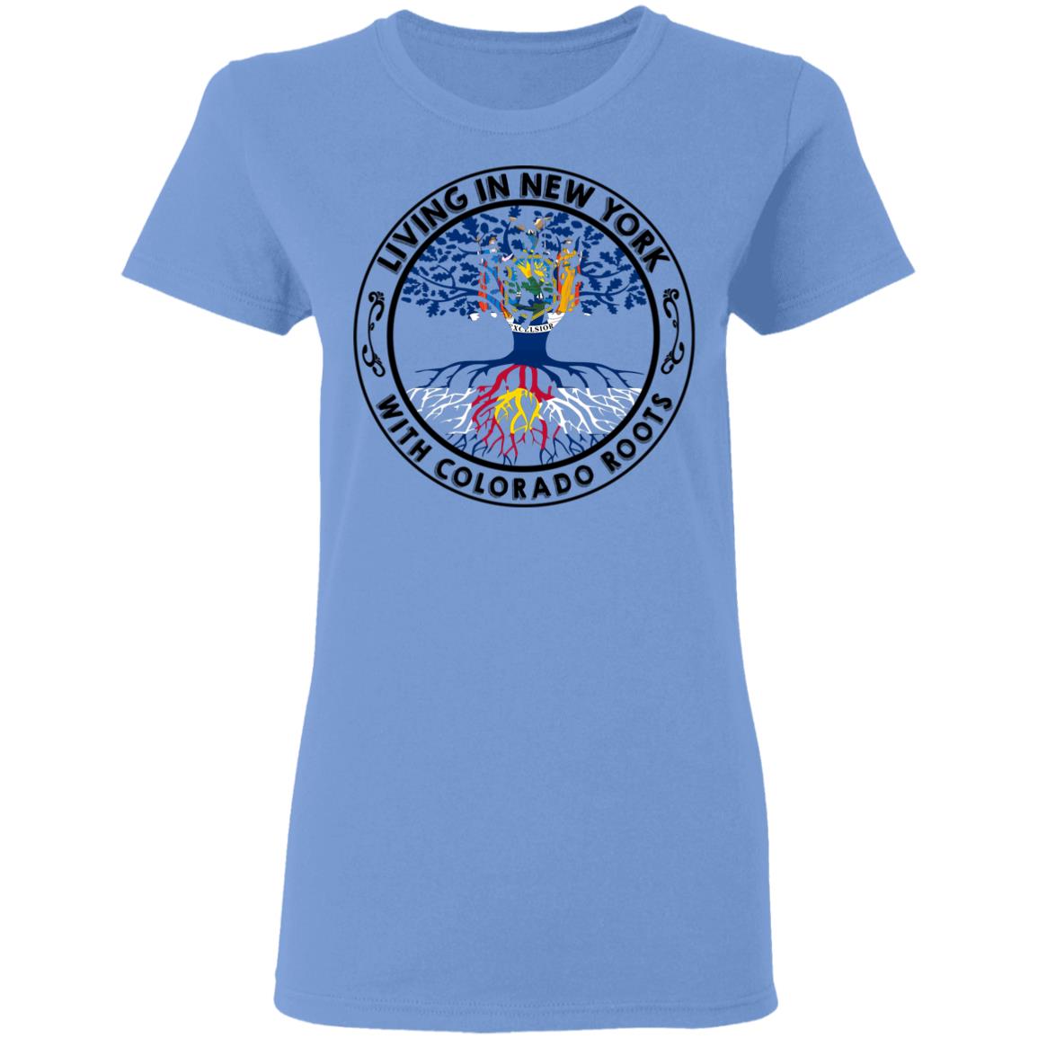 Living In New York With Colorado Roots Hoodie - Hoodie Teezalo