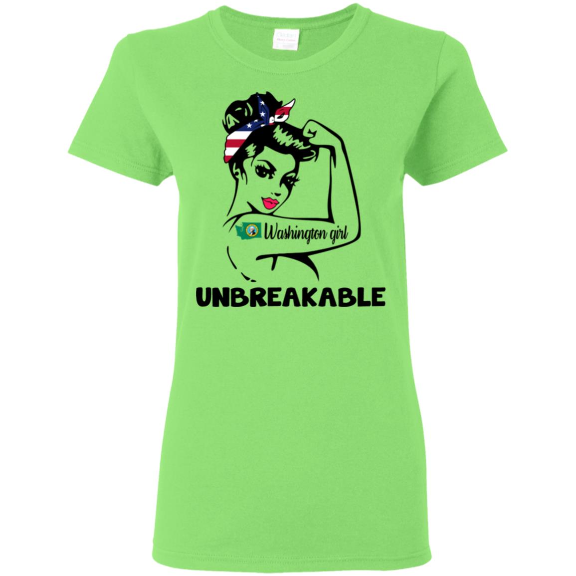 Washington Girl  Unbreakable T-Shirt - T-shirt Teezalo