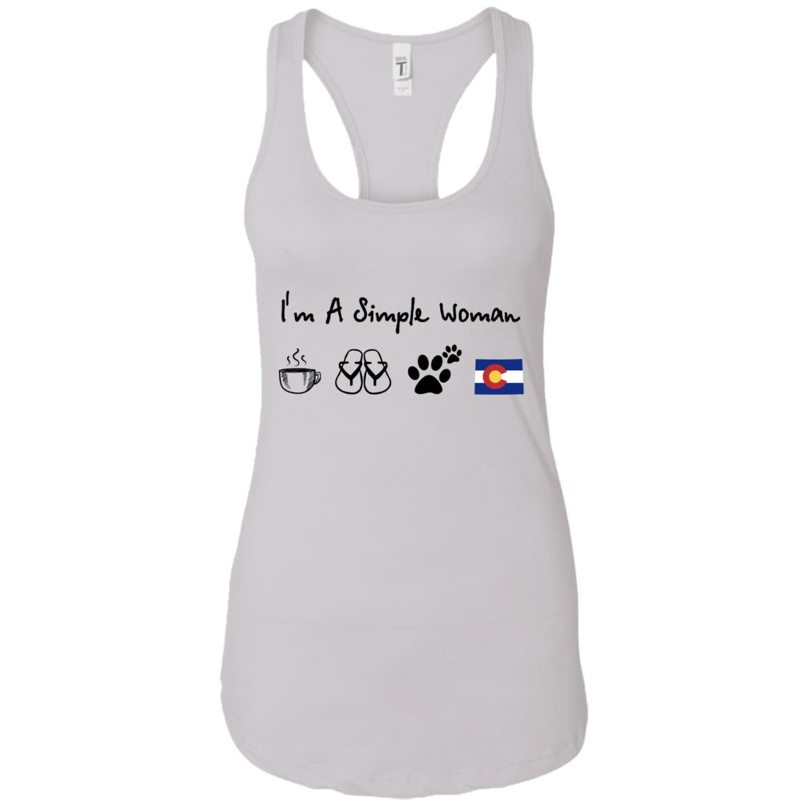 Colorado I'm A Simple Woman Coffee Hoodie - Hoodie Teezalo