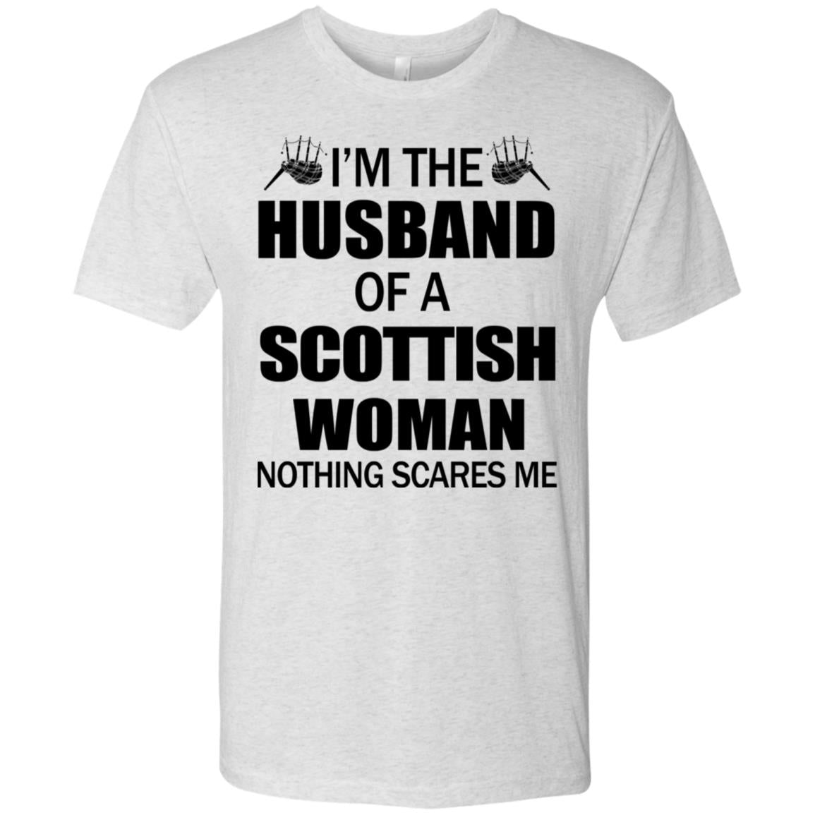 I'm The Husband Of A Scottish Woman T-Shirt - T-shirt Teezalo