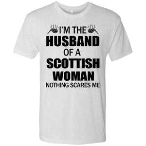 I'm The Husband Of A Scottish Woman T-Shirt - T-shirt Teezalo