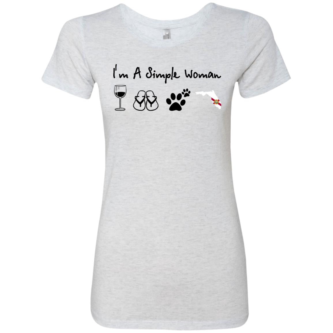 I Am A Simple Florida Girl Hoodie - Hoodie Teezalo