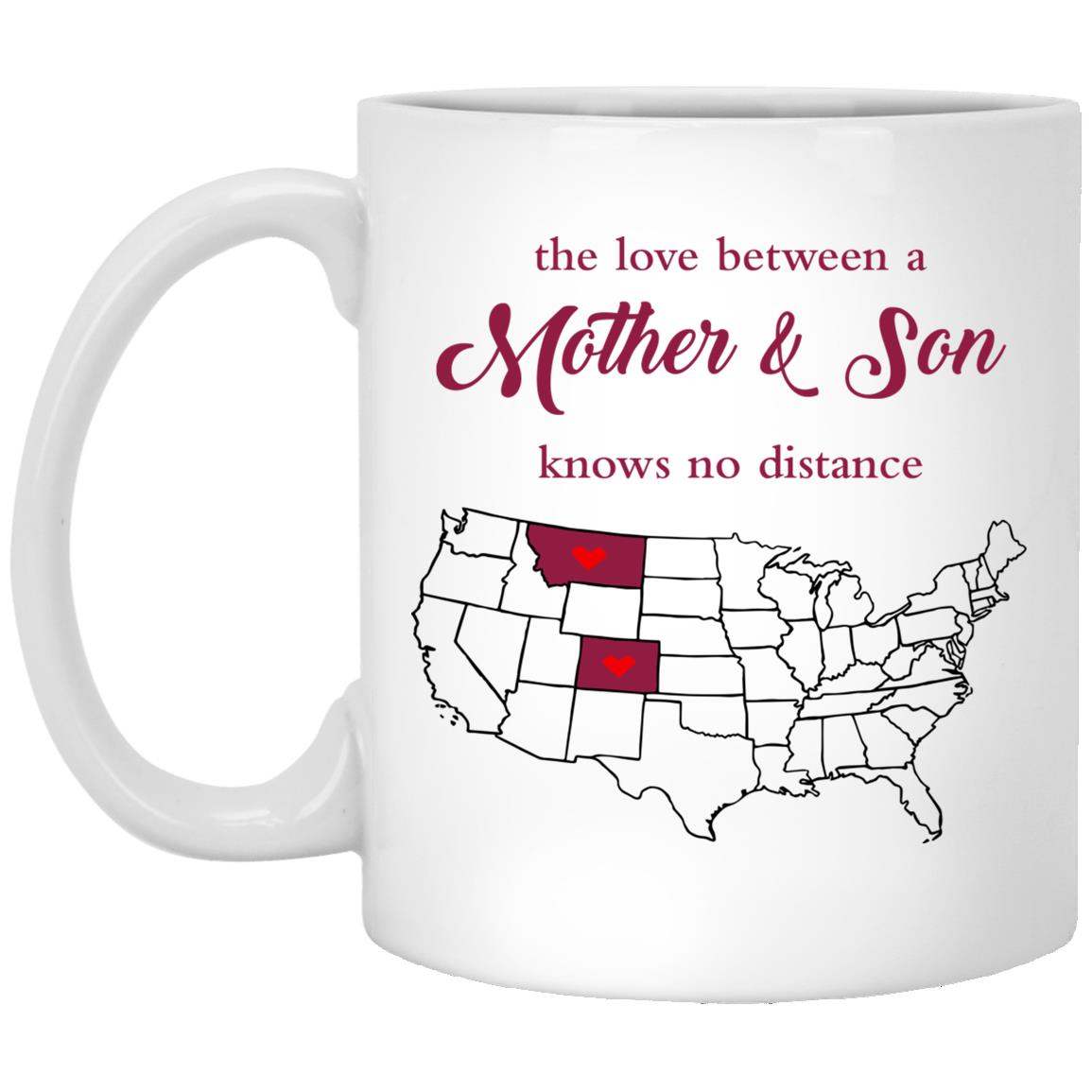 Colorado Montana The Love Between Mother And Son Mug - Mug Teezalo