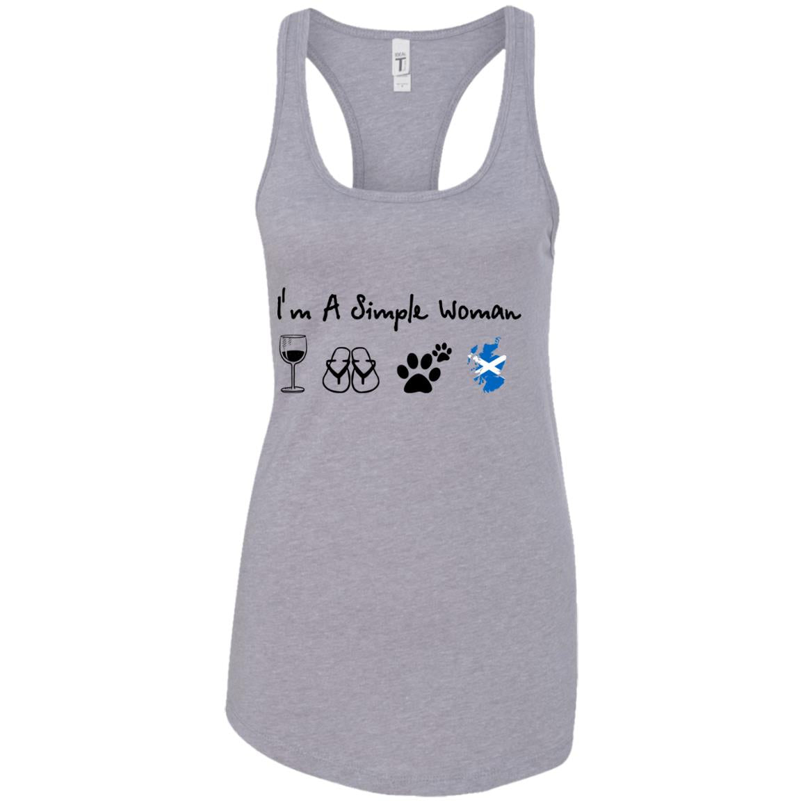 Scotland I'm Just A Simple Woman T-Shirt - Hoodie Teezalo
