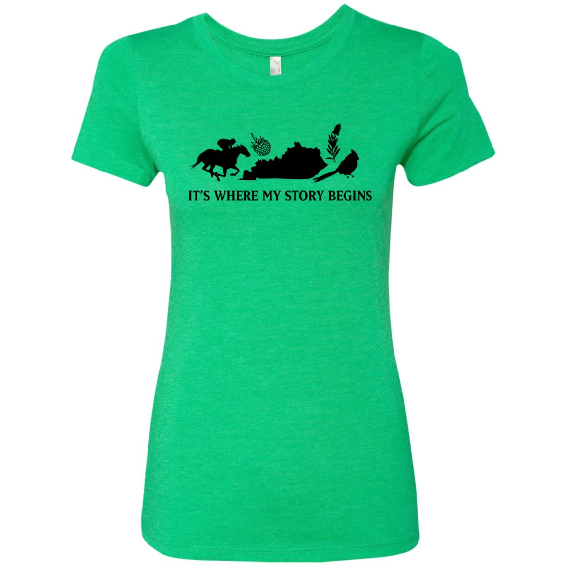 Kentucky Where My Story Begins Pullover Hoodie - Hoodie Teezalo