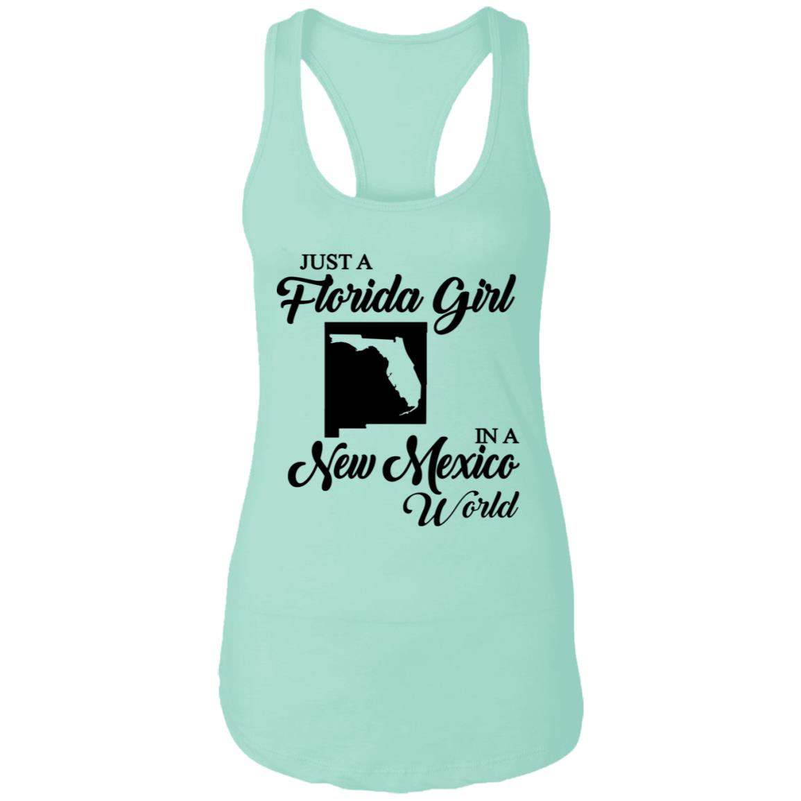 Just A Florida Girl In A New Mexico World T-Shirt - T-Shirt Teezalo