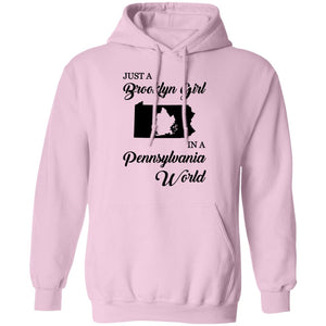 Just A Brooklyn Girl In A Pennsylvania World T-Shirt - T-shirt Teezalo